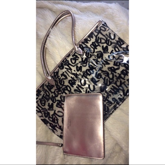 Victoria's Secret Handbags - Victoria's Secret tote and wristlet set New